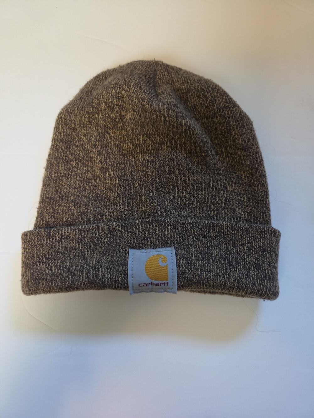 Carhartt Brown Adult Beanie Knit Cuffed One Size Fits Most Acrylic USA